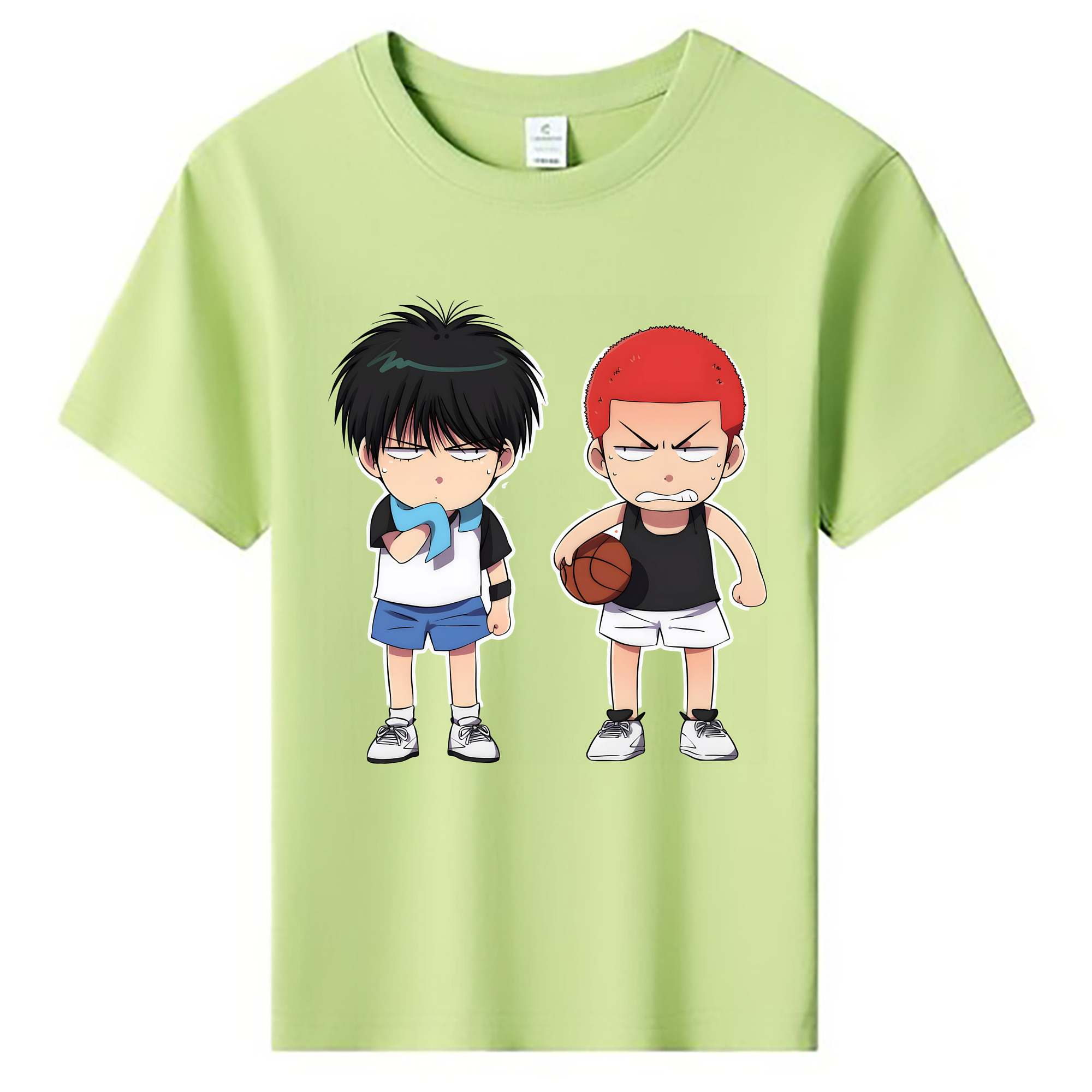 （画像用） SLAM DUNK／スラムダンク 綿100％キッズTシャツ（フロントプリント）